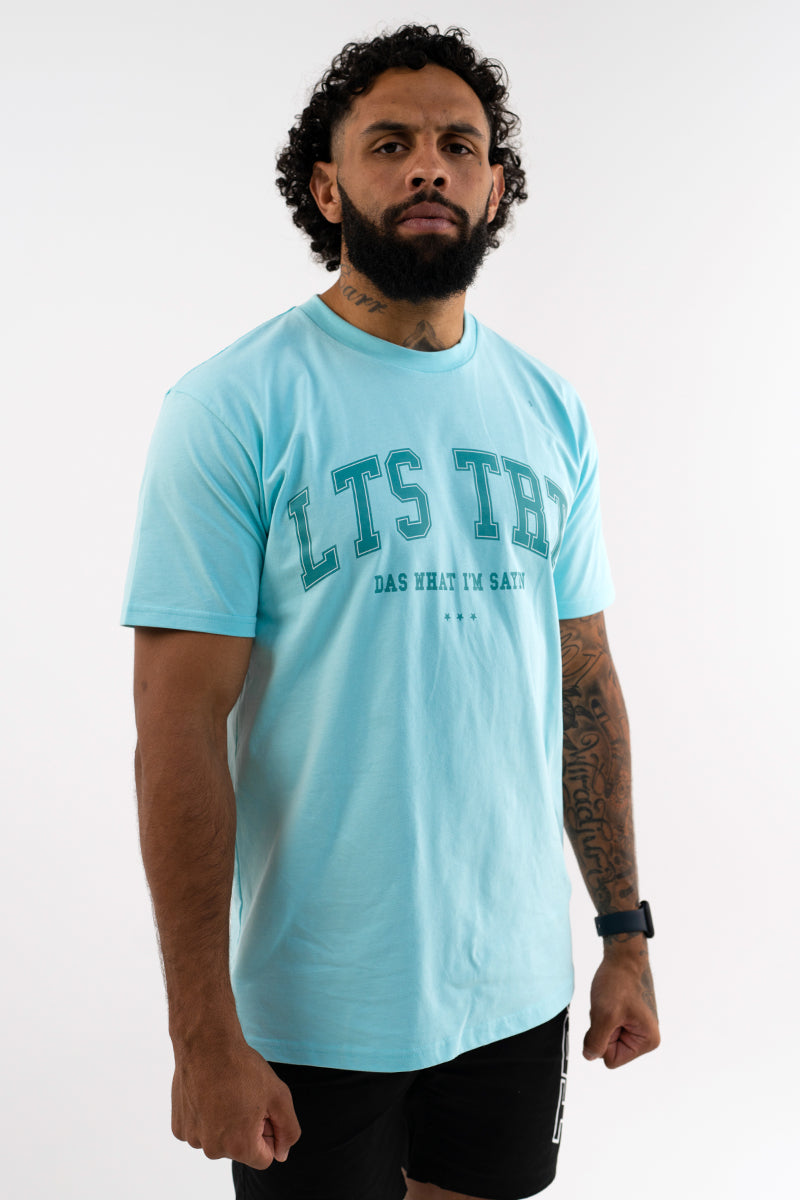 College Tee (Lagoon) – LETSTROTAPPAREL