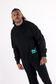 Trot Teal Crew (Black)